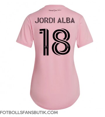 Inter Miami Jordi Alba #18 Replika Hemmatröja Damer 2023-24 Kortärmad